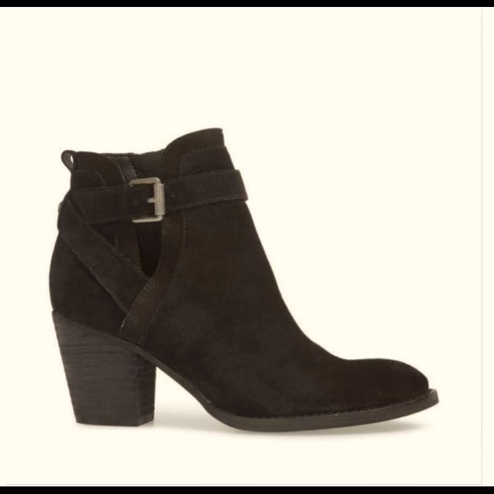 COPY - Sam Edelman black suede booties. EUC size 9